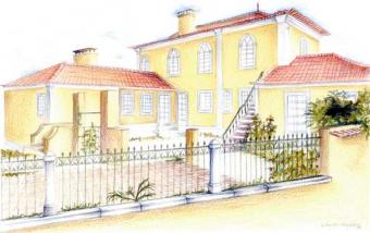 Old House from Century XIX Aveiro